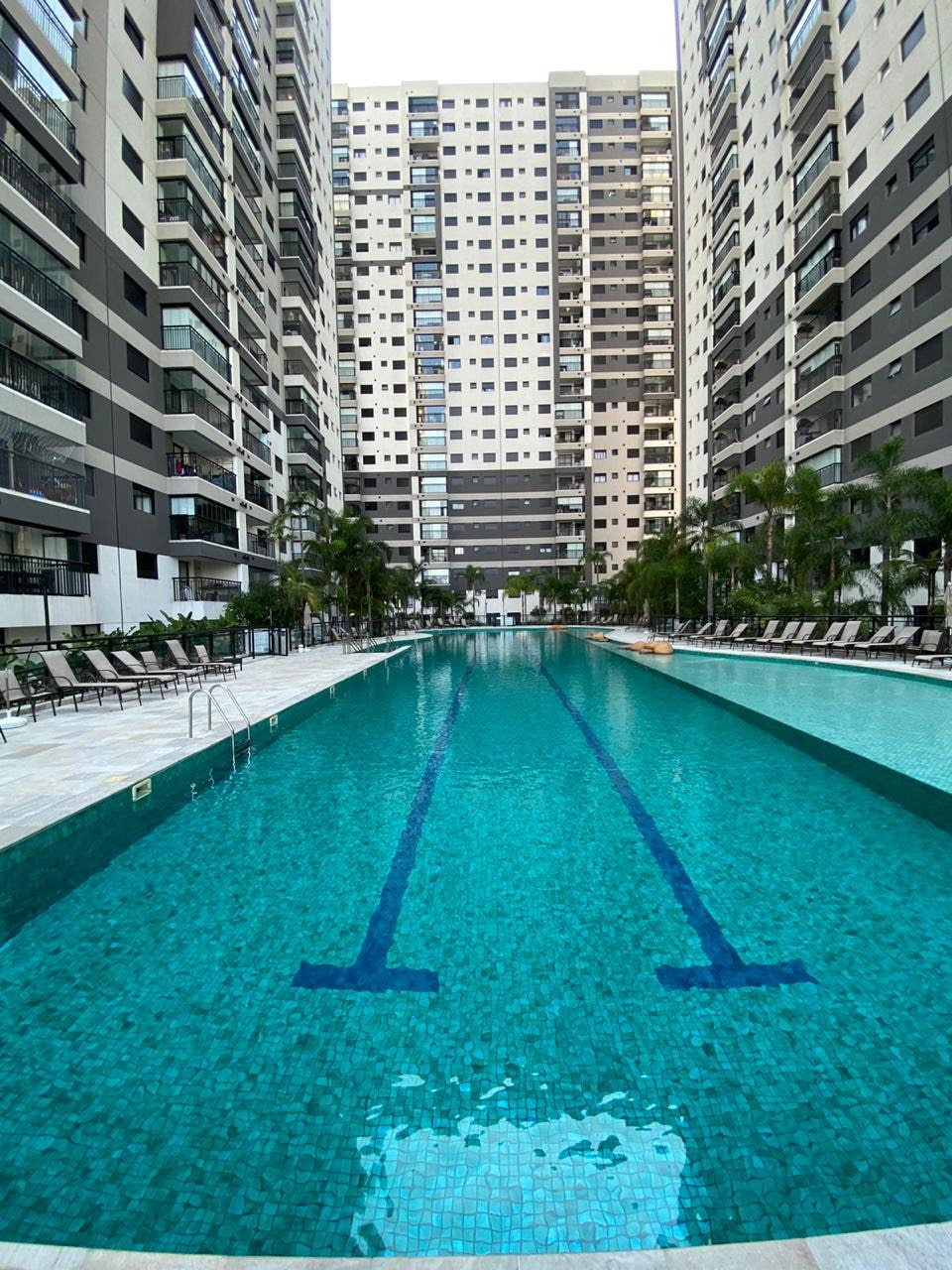 Manutenção mensal de piscina